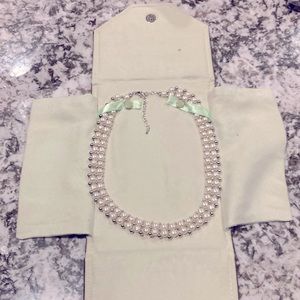 18” Ross-Simons Cultured Pearl Collar Necklace in Sterling Silver